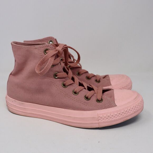 Converse Chuck Taylor All Star Hi Top Rust Pink- M 6- W 8 - Picture 2 of 5